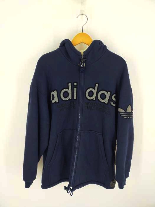 adidas(アディダス) デサント製 中綿ジップアップパーカー メンズ  L