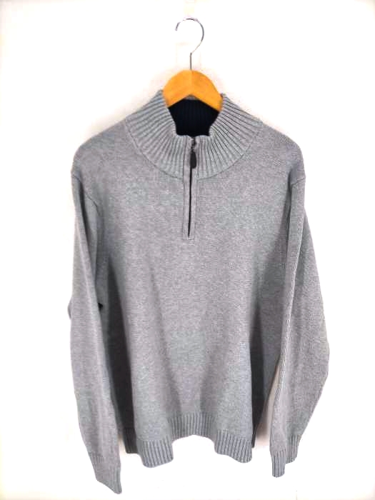 L.L.Bean(エルエルビーン) ハーフジップコットンニット メンズ  XL-REG
