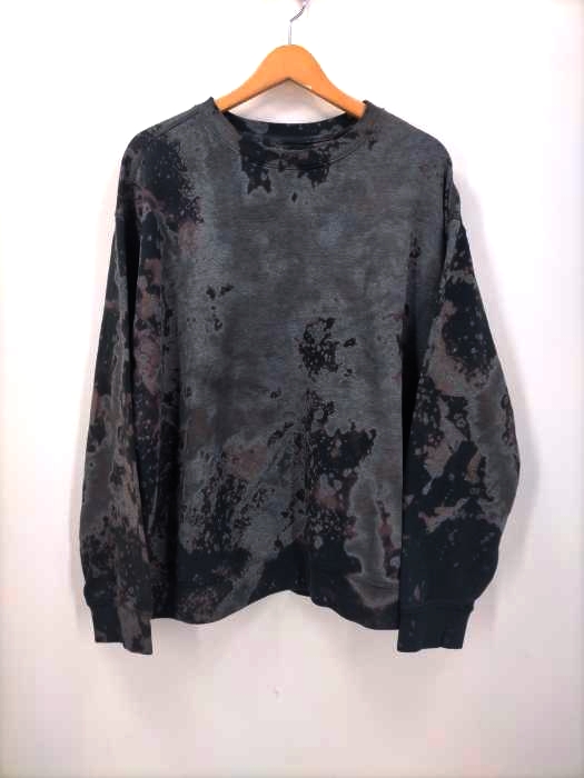 ATHLETIC WORKS(アスレチックワークス) ケミカル脱色加工 スウェット メンズ JPN：XL