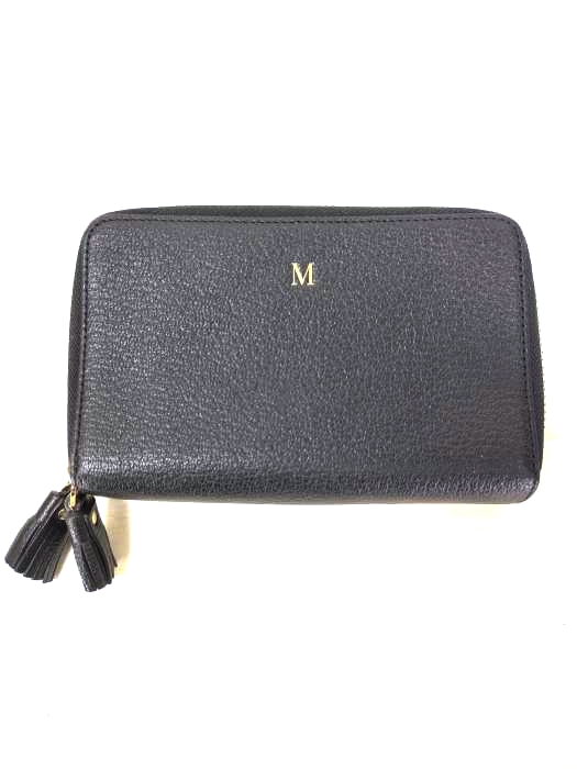 ANYA HINDMARCH(アニヤハインドマーチ) Bespoke Double-Zip Wallet 二つ折り財布 ラウンドジップ ダブルファスナー レディース 表記無
