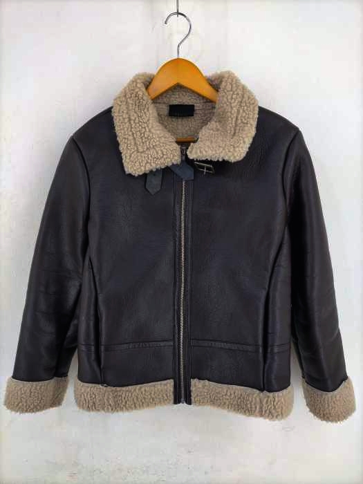 ユーズドフルギ USED古着 THIS IS ムートンフライトジャケット レディース 表記無