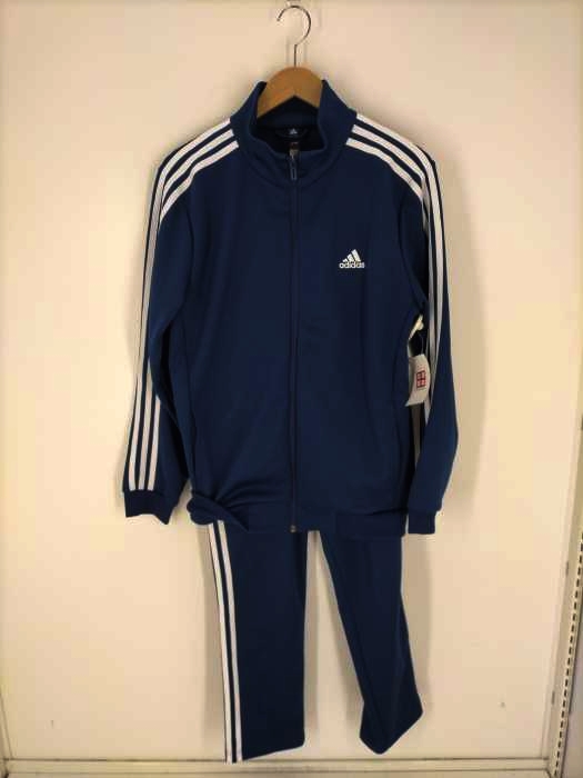 アディダス adidas M ESSENTIALS 3ストライプス ジャージパンツ メンズ JPN：L