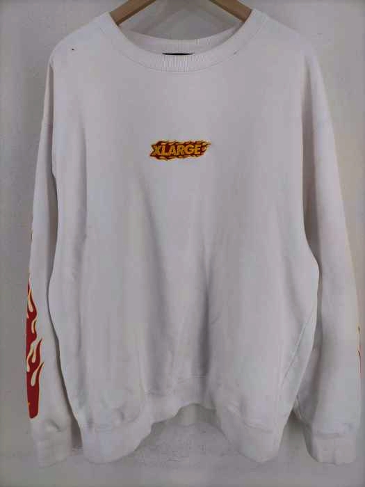 エクストララージ X-LARGE FIRE LOGO CREWNECK SWEAT メンズ JPN：XL