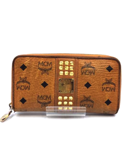 エムシーエム MCM ラウンドジップロングウォレット メンズ  表記無