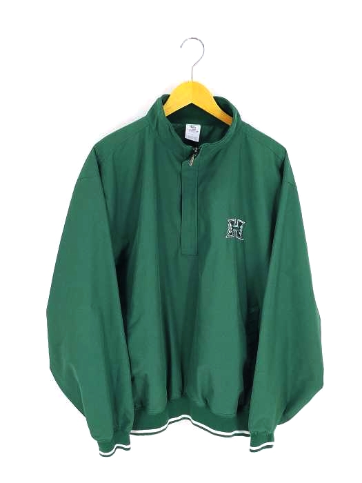 ユーズドフルギ USED古着 ハワイ大学 ハーフジップスタンドカラーブルゾン メンズ import：L
