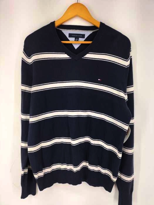トミーヒルフィガー TOMMY HILFIGER Vネックニット メンズ  M