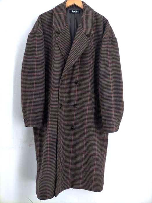 クティール kutir ダブルチェスターコート メンズ JPN：L