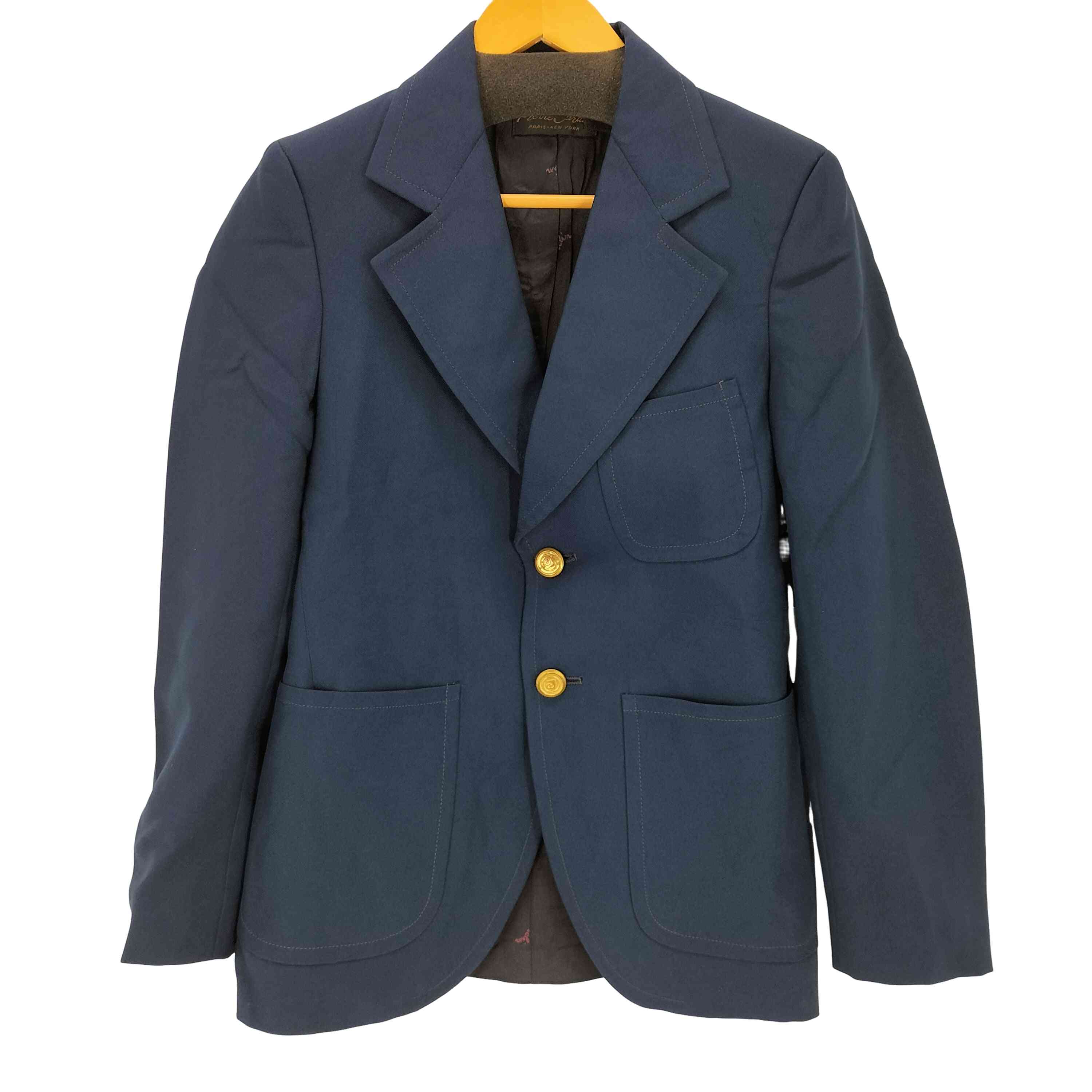 pierre cardin(ピエールカルダン) 70s 紺ブレザー 金ボタン メンズ 表記無 【中古】【ブランド古着バズストア】