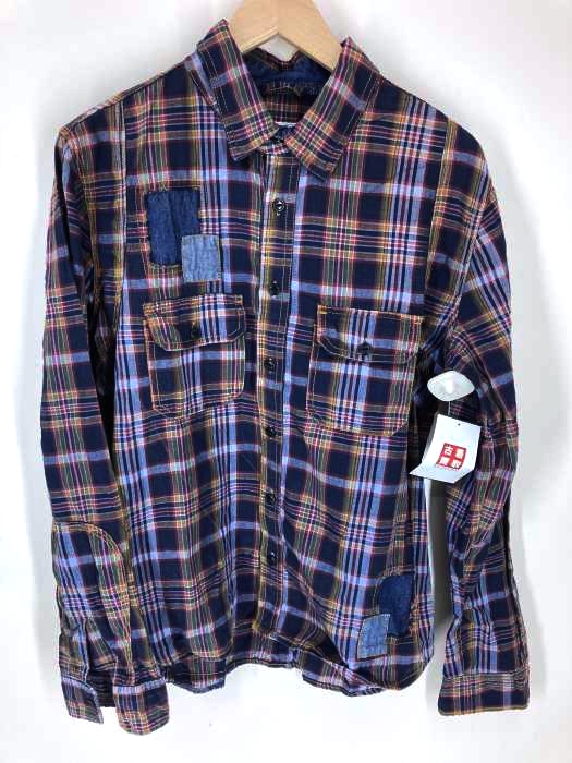 フルギ LOWBLOW KNUCKLE チェック柄 ボタンダウン シャツ メンズ import：L import：L