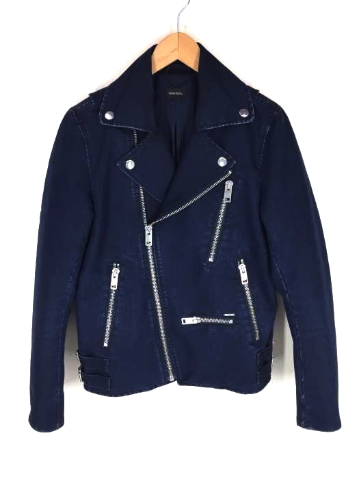 DIESEL(ディーゼル) インディゴ ダブルライダース ジャケット メンズ JPN：XS