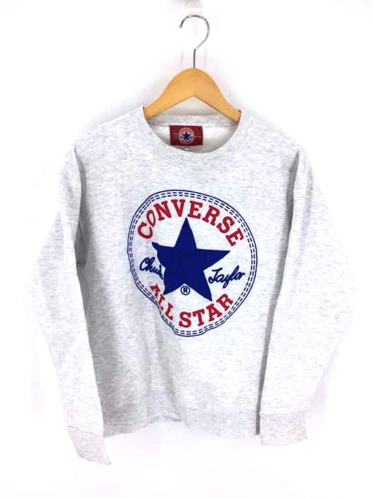 CONVERSE(コンバース) USA製 発泡プリント クルーネックスウェット メンズ JPN：L