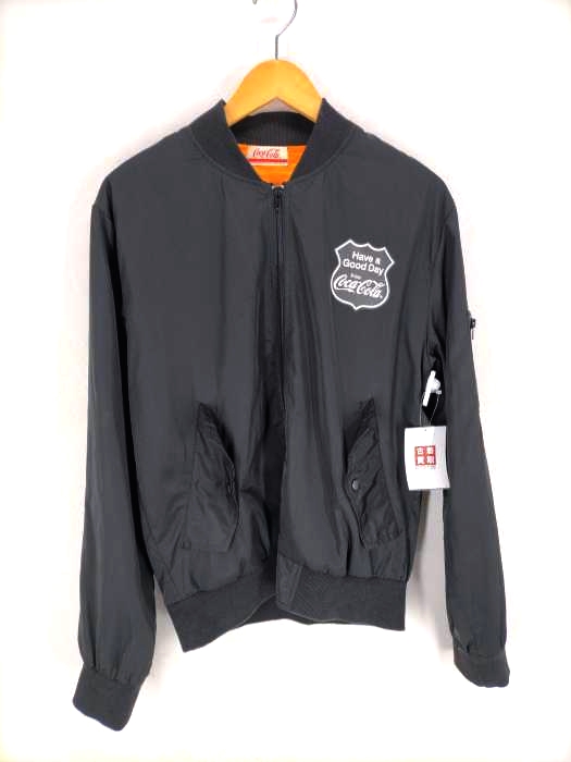 USED古着(ユーズドフルギ) COCA COLA ジップアップブルゾン メンズ JPN：L