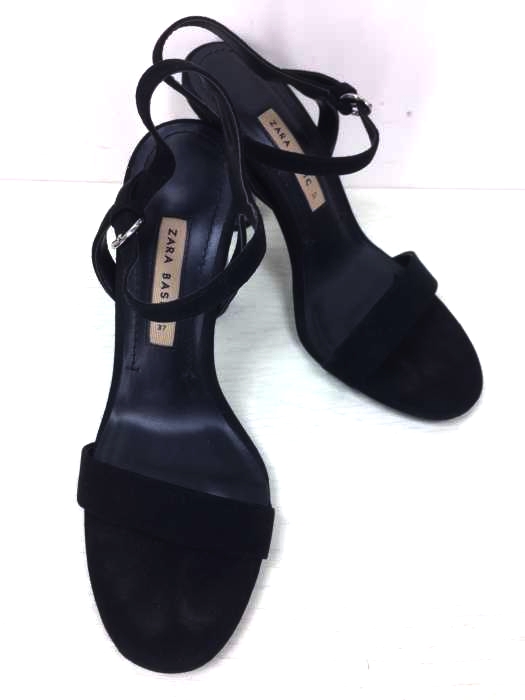 ZARA(ザラ) クリアヒールストラップサンダル レディース  37