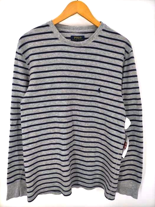 POLO RALPH LAUREN(ポロラルフローレン) ボーダーサーマルL/S Tシャツ メンズ M