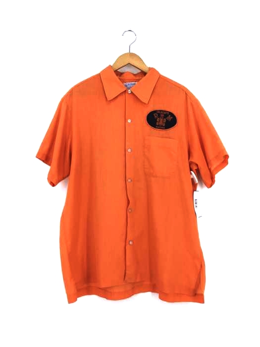 HILTON(ヒルトン) USA製 青タグ ボウリングシャツ メンズ  17-XL-17 1/2