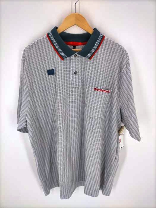 USED古着(ユーズドフルギ) Greater Anglia オランダ国営鉄道 総柄ポロシャツ メンズ JPN：XXL