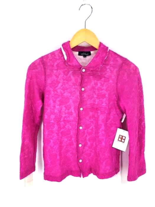 tricot COMME des GARCONS(トリココムデギャルソン) フェイクレイヤード 花柄 丸襟シャツ レディース JPN：S