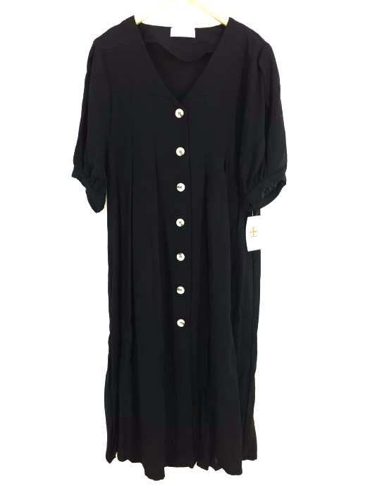 SELECT MOCA(セレクトモカ) レーヨン混フロントボタンワンピース レディース  F