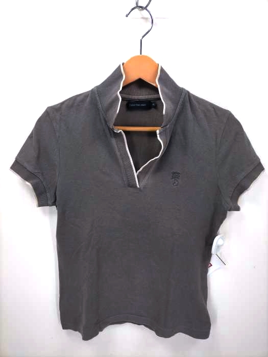 Calvin Klein Jeans(カルバンクラインジーンズ) vネックポロシャツ レディース JPN：M