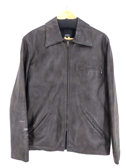 A.P.C.(アーペーセー) カウレザージャケット メンズ import：M