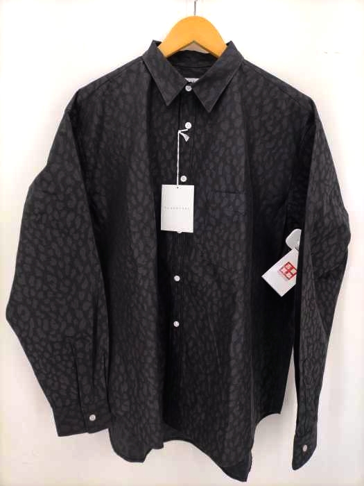 F-LAGSTUF-F(フラッグスタッフ) 21AW Black Leopard Shirt メンズ JPN：XL