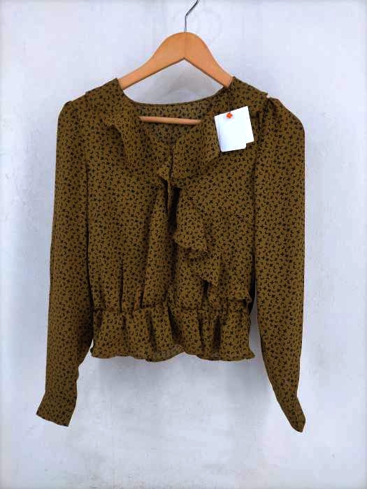 SLY(スライ) DARK MOSS FRILL BL レディース  1