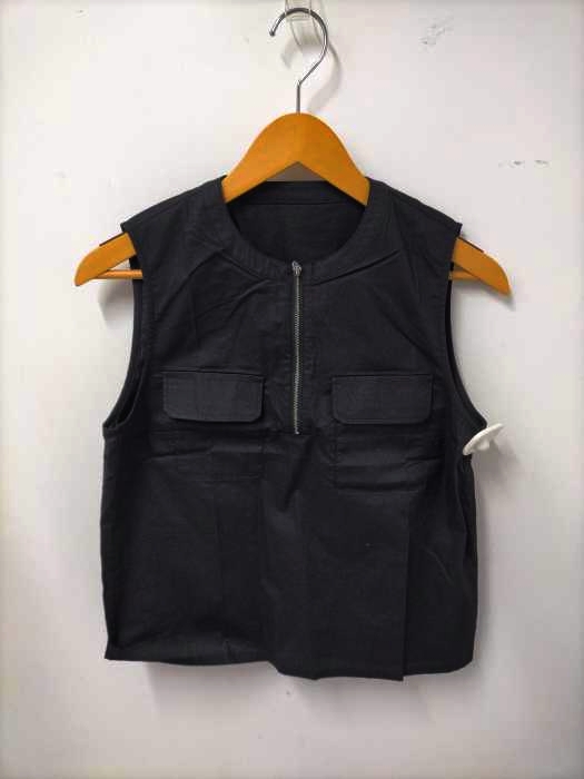 LAGUA GEM(ラグアジェム) CHEST POCKET NOSLEEVE BLOUSE レディース  S