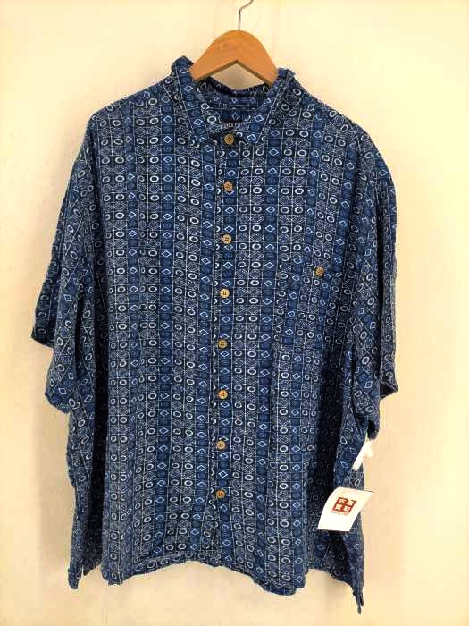 PURITAN(ピューリタン) 90s 総柄レーヨンシャツ メンズ  3XL