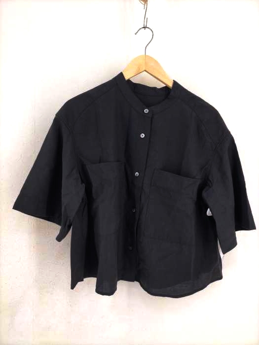 GREEN LABEL RELAXING(グリーンレーベルリラクシング) ワッシャー 2ポケット クロップド シャツ レディース 表記無
