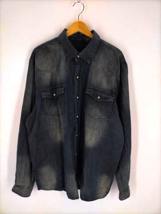 HARLEY DAVIDSON(ハーレーダヴィットソン) 17ss used加工 ウエスタンシャツ メンズ  2xl