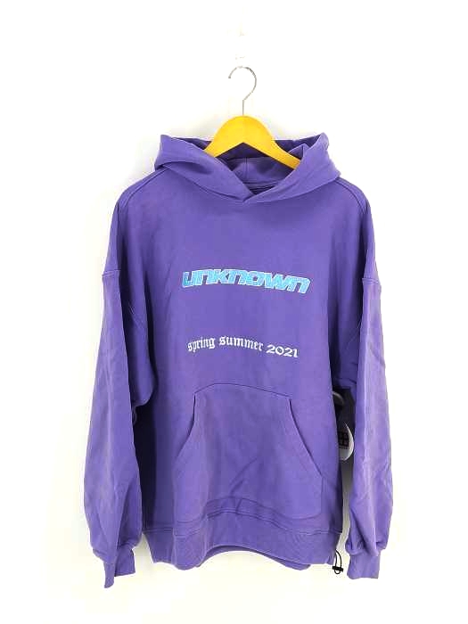 UNKNOWN(アンノウン) PURPLE SPRING SUMMER 21 HOODIE メンズ  L