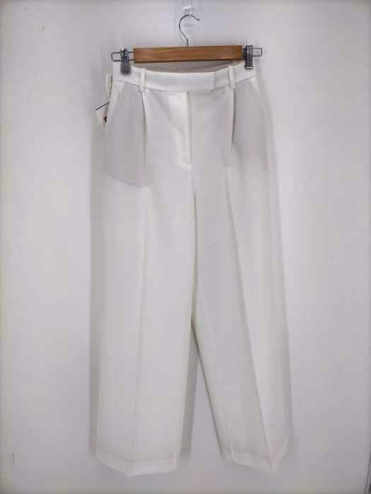 ザラ ZARA センタープレス タックワイドスラックス レディース JPN：XS