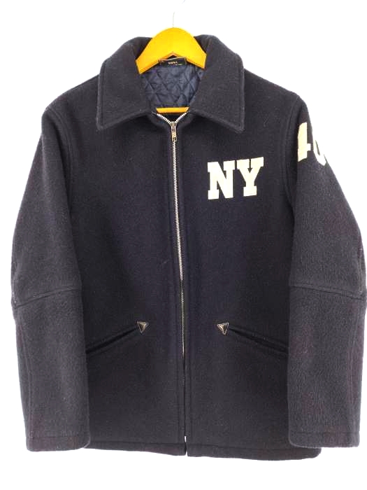 ユーズドフルギ USED古着 {{FORTEE}} 90S 初期 NY メルトンスタジャン DESCENDANT JKT JACKET メンズ JPN:S