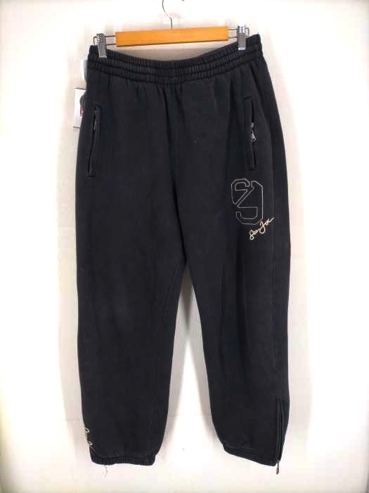 ショーン ジョン Sean john PREMIUM DENIM コットンポリ 裾ジップ 刺繍スウェットパンツ メンズ JPN：XL
