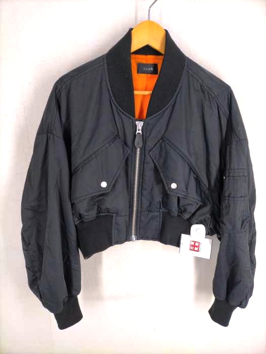 ジーブイジーブイ GVGV CROPPED MA-1 BLOUSON レディース JPN：34