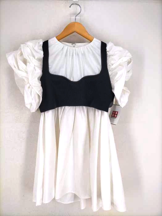 セルフォード CELFORD ニットビスチェ ドッキング ブラウス レディース ONE SIZE