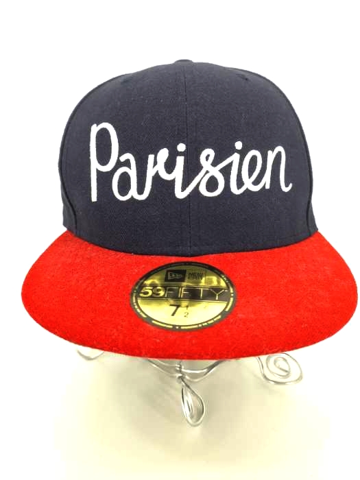 ニューエラ NEW ERA 別注 Parisien ロゴ刺繍6パネルキャップ メンズ  7 1/2