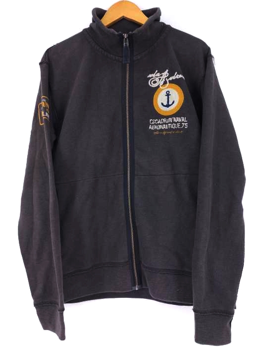 アヴィレックス AVIREX スウェットジップトップス メンズ import：XXL