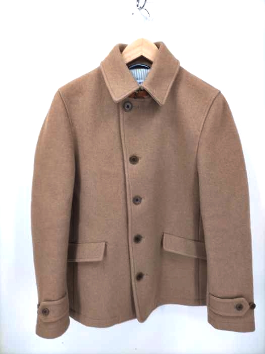 シップス SHIPS バックル メルトンピーコート メンズ JPN：M