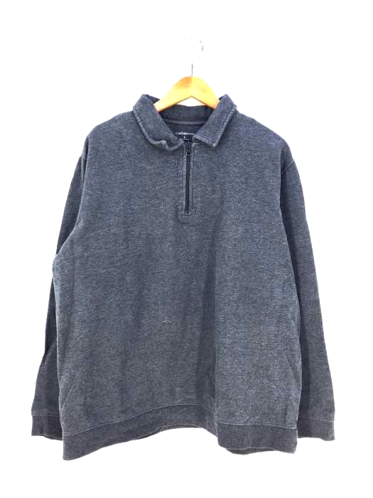 クラフトアンドバロー Croft&Barrow スウェットポロシャツ メンズ JPN：L