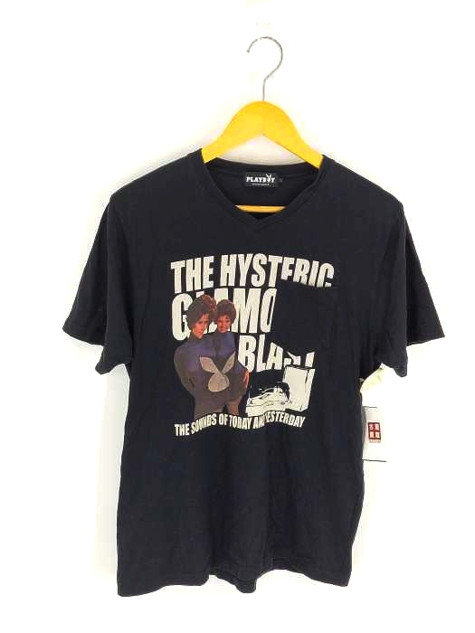 プレイボーイ PLAY BOY THE HYSTERIC  Vネックカットソー メンズ JPN：L