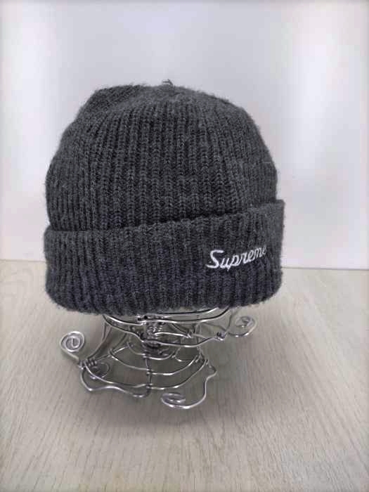 Supreme(シュプリーム) ロゴ刺繍ニット帽 メンズ 表記無