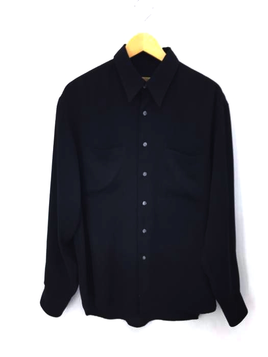 DONNA KARAN ポリエステルシャツ メンズ import：M