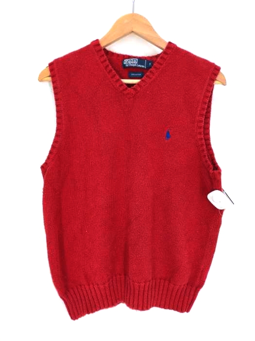 Polo by RALPH LAUREN(ポロバイラルフローレン) ポニー刺繍ニットベスト メンズ  M