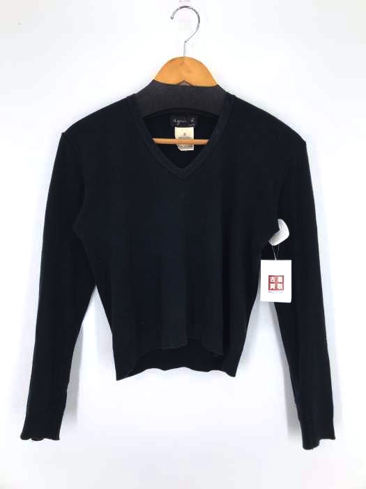 agnes b.(アニエスベー) Vネックコットンニット レディース JPN：3