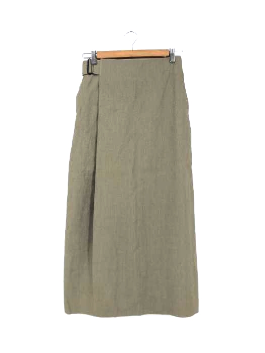 HYKE(ハイク) 22SS LINEN WRAP SKIRT レディース JPN：2