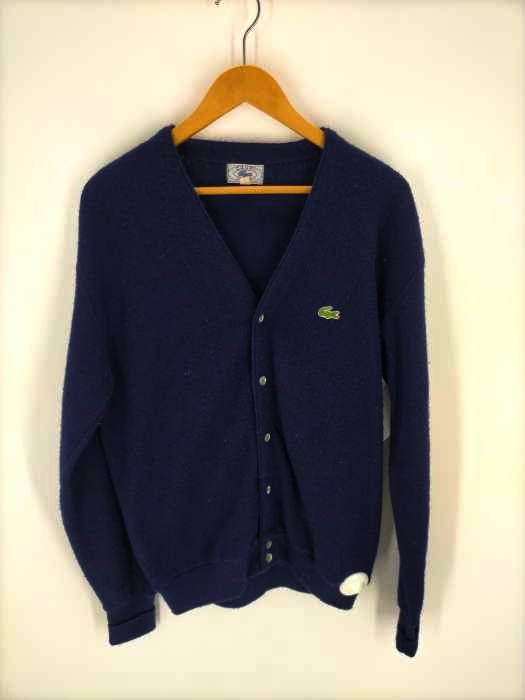 IZOD LACOSTE(アイゾッドラコステ) 70～80S アクリルカーディガン メンズ JPN：L