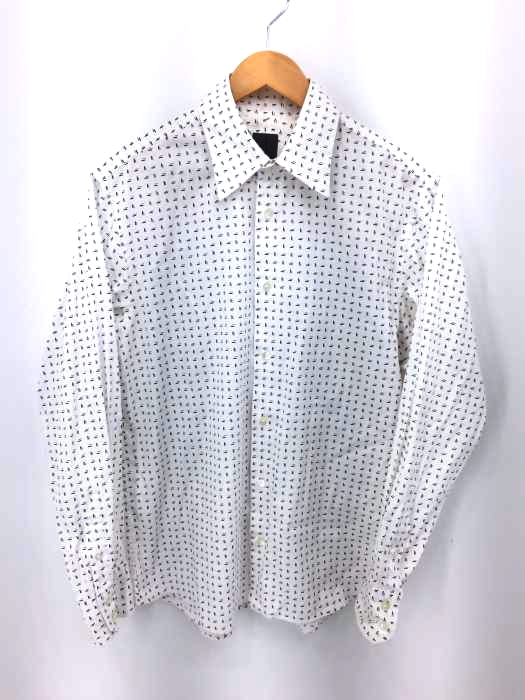 ck Calvin Klein(シーケーカルバンクライン) 総柄コットンシャツ メンズ import：XL