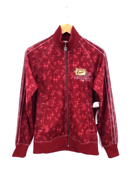 ONITSUKA TIGER(オニツカタイガー) ハイネック 総柄トラックジャケット メンズ JPN:S