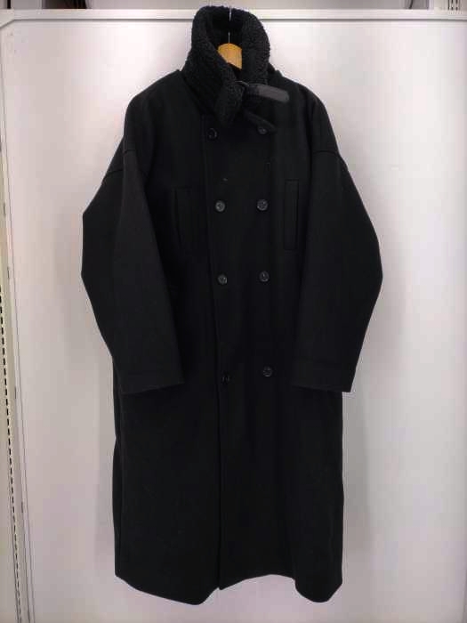 USED古着(ユーズドフルギ) mone seoulボア襟ウールダブルブレストコート メンズ 表記無
